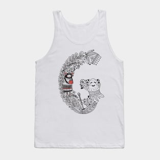 Letter G (Buu&Luu Alphabet) Tank Top